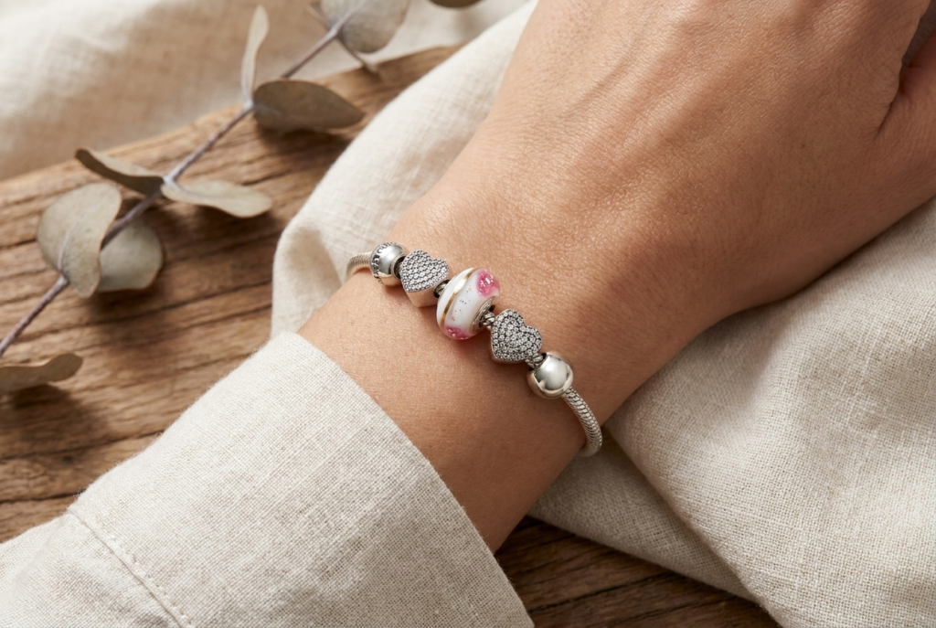 Pandora obeski personaliziran materino mleko laski dojencka tamartis spominski nakit
